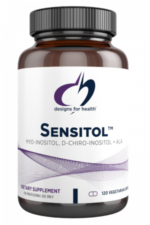 A bottle of Sensitol dietary supplement.