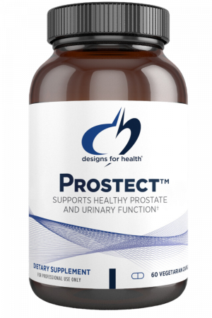 A bottle of Prostect dietary supplement.