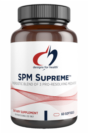 A bottle of SMP Supreme dietary supplement.