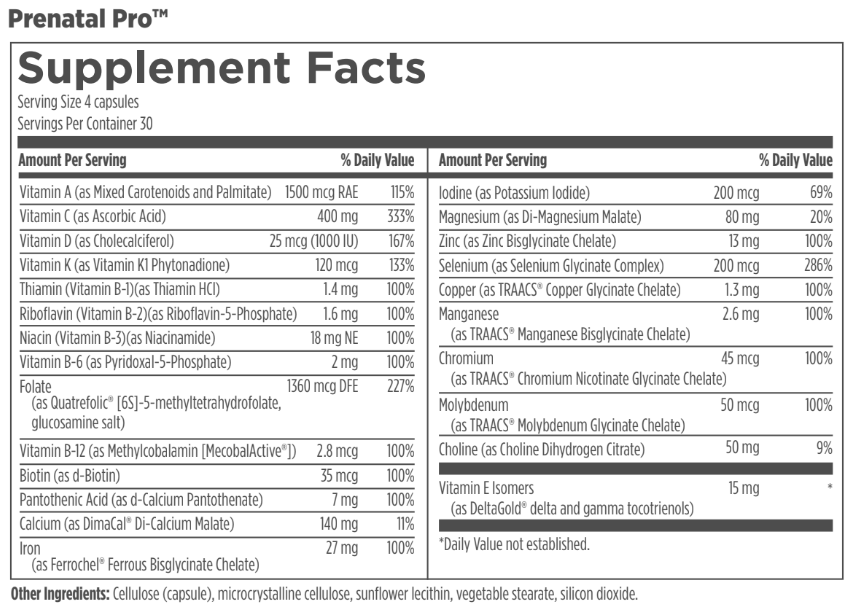 Prenatal Pro™ Essential Packets – BeWell Associates