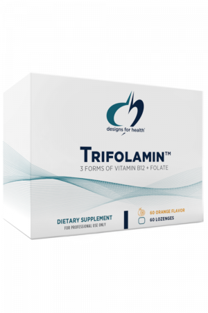 A box of Trifolamin dietary supplement.