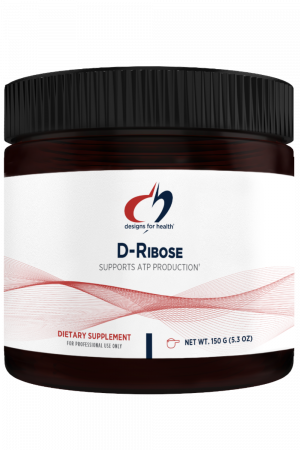 A bottle of D-Ribose dietary supplement.