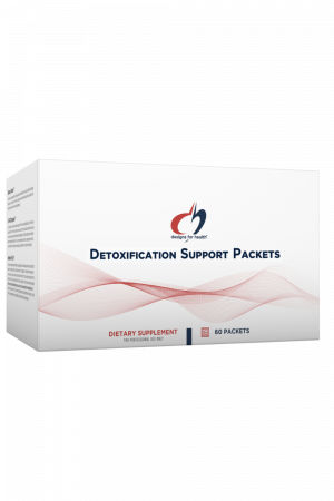 A box of Detoxification Support Packets.