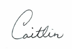 Caitlin signature