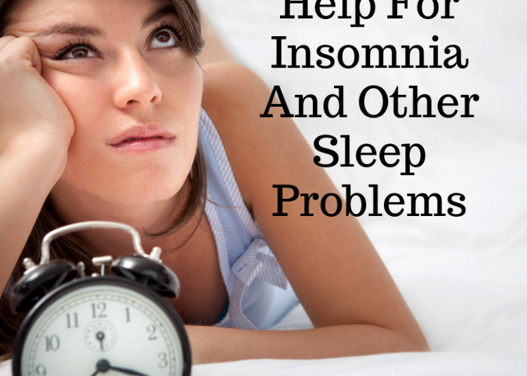 Help for insomnia and other sleep issues